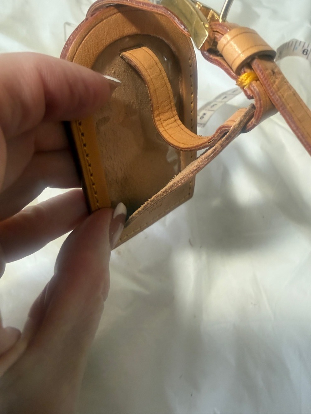 Louis Vuitton Tan, vachetta leather Louis Vuitton" logo - Picture 10 of 10